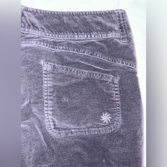 Athleta Duster Pants Flint Grey Velvet Cargo - 6 Petite - Picture 13 of 14